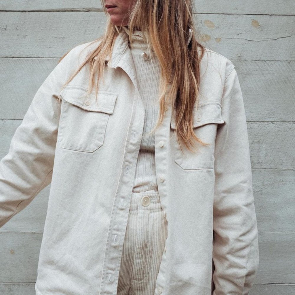 Rudy Jude Adult Chamois Shirt in Natural Denim ( unisex // size M )